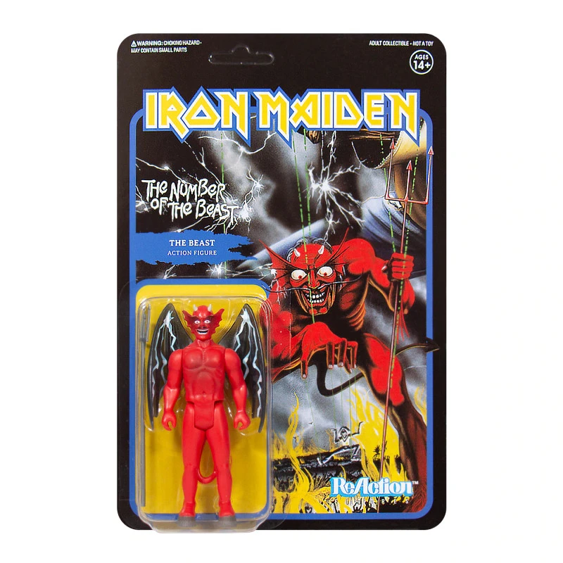 Iron Maiden Super7 ReAction Figure - The Number Of The Beast (Album Art) 3 Iron Maiden Super7 ReAction Figure - The Number Of The Beast (Album Art) - Image 3