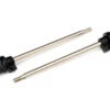 Traxxas Tra7763 Shock Shafts, GTX, 110mm (assembled With Rod Ends & Hollow Balls) (steel, Chrome Finish) (2)