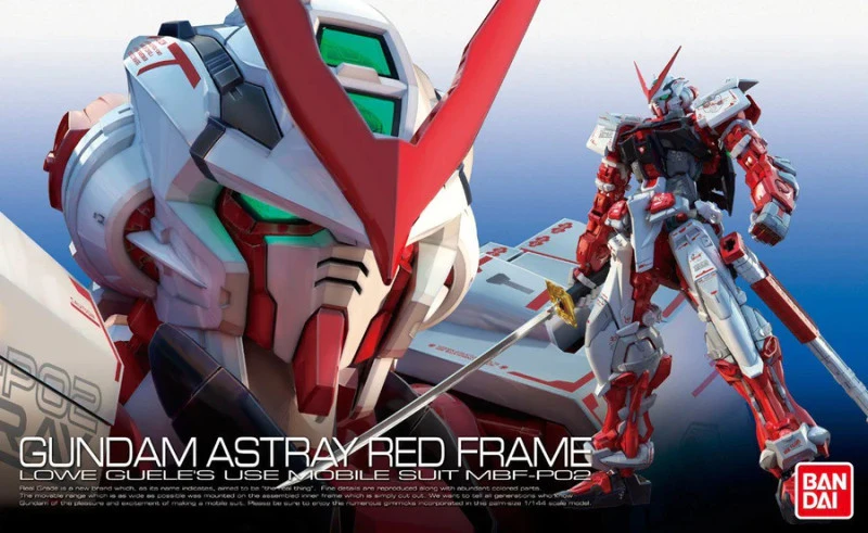 Bandai RG-19 Gundam Astray Red Frame MBF-P02 1/144 Scale Kit 2 Bandai RG-19 Gundam Astray Red Frame MBF-P02 1/144 Scale Kit - Image 2