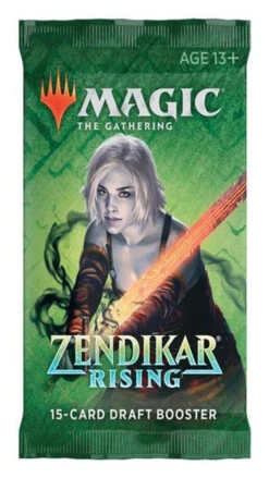 Magic: The Gathering Zendikar Rising 15 Card Draft Booster Pack