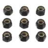 REDCAT RACING 50079 4mm Steel Nylon Insert Lock Nuts (8pcs) RER01178