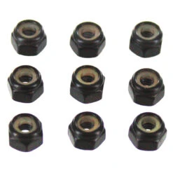 REDCAT RACING 50079 4mm Steel Nylon Insert Lock Nuts (8pcs) RER01178
