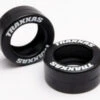 Tra5185 Tires, Rubber (2) (fits Traxxas® Wheelie Bar Wheels)
