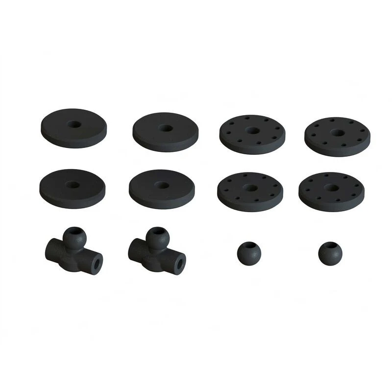 Arrma ARA330627 Shock Set, 16mm Bore, 77mm Length, 2000cSt Oil 2 Arrma ARA330627 Shock Set, 16mm Bore, 77mm Length, 2000cSt Oil - Image 2