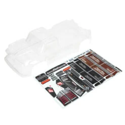 Arrma ARA409006 1/5 Clear Body Shell With Decals: OUTCAST 8S