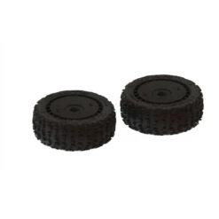 1/8 DBoots Front/Rear 3.3 Pre-Mounted Tires, 17mm Hex, Black (2): Katar B 6S ARA550058