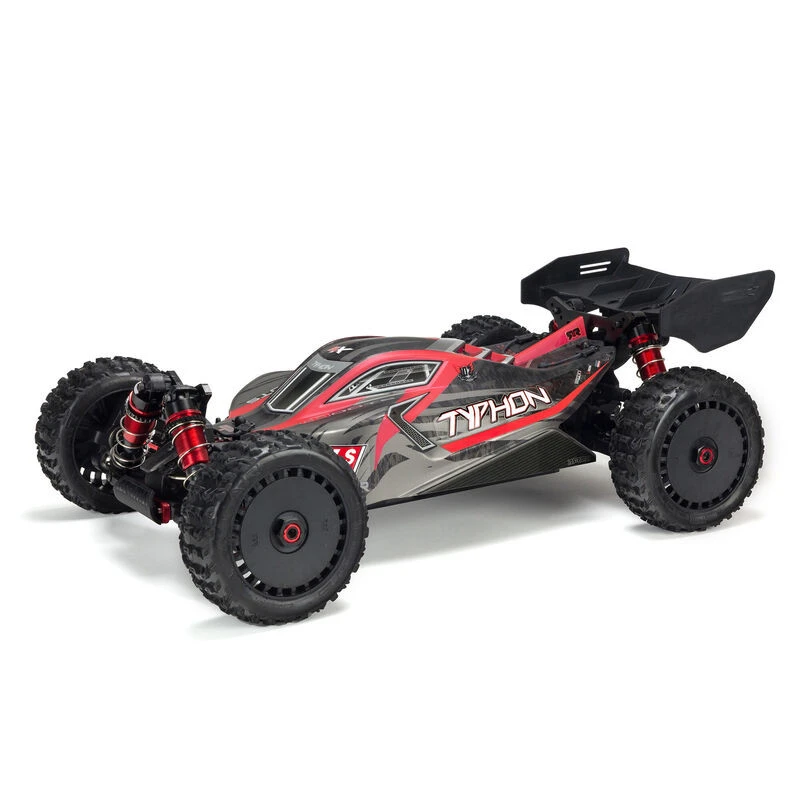 Arrma 1/8 TYPHON 6S V5 4WD BLX Buggy With Spektrum Firma RTR, Black ARA8606V5 5 Arrma 1/8 TYPHON 6S V5 4WD BLX Buggy With Spektrum Firma RTR, Black ARA8606V5 - Image 5
