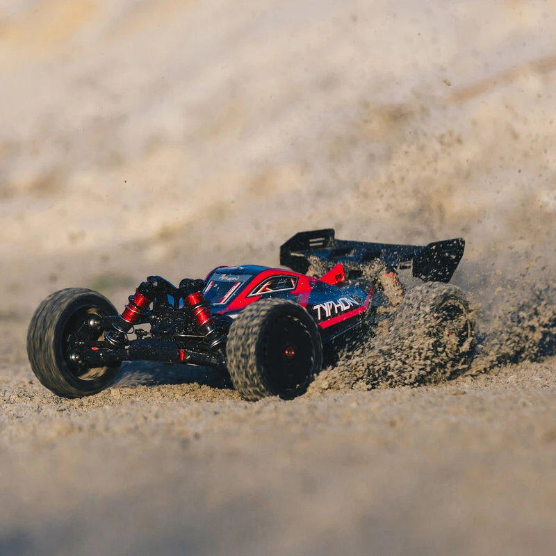 Arrma 1/8 TYPHON 6S V5 4WD BLX Buggy With Spektrum Firma RTR, Black ARA8606V5 3 Arrma 1/8 TYPHON 6S V5 4WD BLX Buggy With Spektrum Firma RTR, Black ARA8606V5 - Image 3