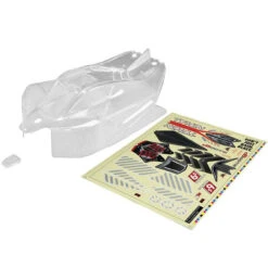 Arrma Clear Body, 1/8 With Decals: TYPHON 6S BLX ARAC3321