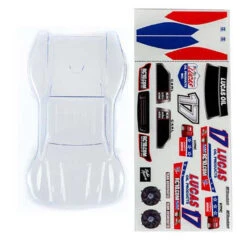 Team Associated ASC21425 1/28 SC28 Clear Body