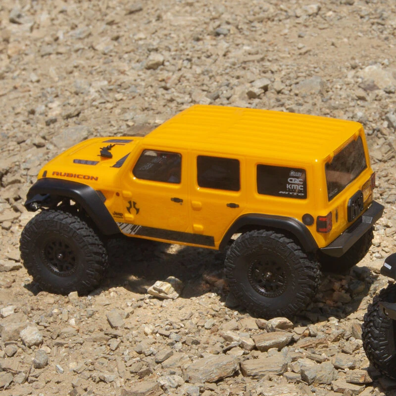 Axial 1/24 SCX24 2019 Jeep Wrangler JLU CRC 4WD Rock Crawler Brushed RTR, AXI00002T2 Yellow 3 Axial 1/24 SCX24 2019 Jeep Wrangler JLU CRC 4WD Rock Crawler Brushed RTR, AXI00002T2 Yellow - Image 3
