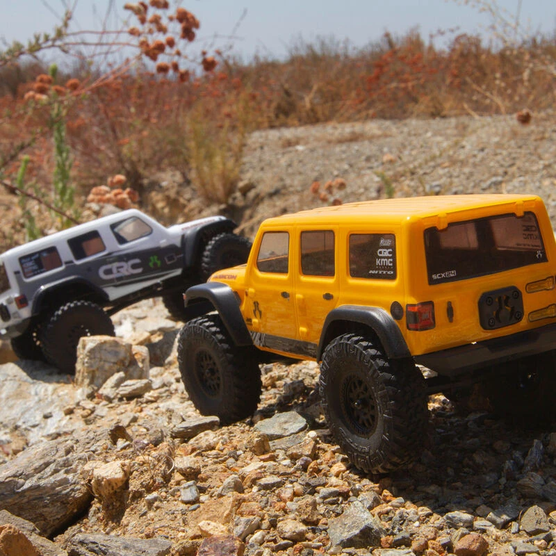 Axial 1/24 SCX24 2019 Jeep Wrangler JLU CRC 4WD Rock Crawler Brushed RTR, AXI00002T2 Yellow 2 Axial 1/24 SCX24 2019 Jeep Wrangler JLU CRC 4WD Rock Crawler Brushed RTR, AXI00002T2 Yellow - Image 2