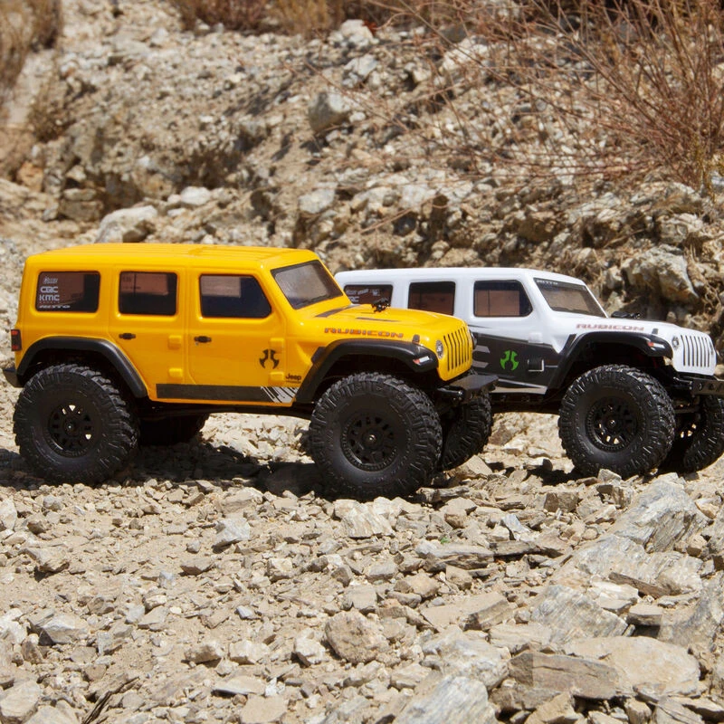 Axial 1/24 SCX24 2019 Jeep Wrangler JLU CRC 4WD Rock Crawler Brushed RTR, AXI00002T2 Yellow 7 Axial 1/24 SCX24 2019 Jeep Wrangler JLU CRC 4WD Rock Crawler Brushed RTR, AXI00002T2 Yellow - Image 7