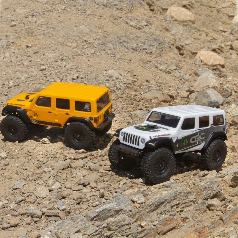 Axial 1/24 SCX24 2019 Jeep Wrangler JLU CRC 4WD Rock Crawler Brushed RTR, AXI00002T2 Yellow 1 Axial 1/24 SCX24 2019 Jeep Wrangler JLU CRC 4WD Rock Crawler Brushed RTR, AXI00002T2 Yellow