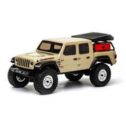 1/24 SCX24 Jeep JT Gladiator 4WD Rock Crawler Brushed RTR, Beige AXI00005T1