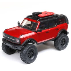 AXI00006T1 1/24 SCX24 2021 Ford Bronco 4WD Truck Brushed RTR, Red