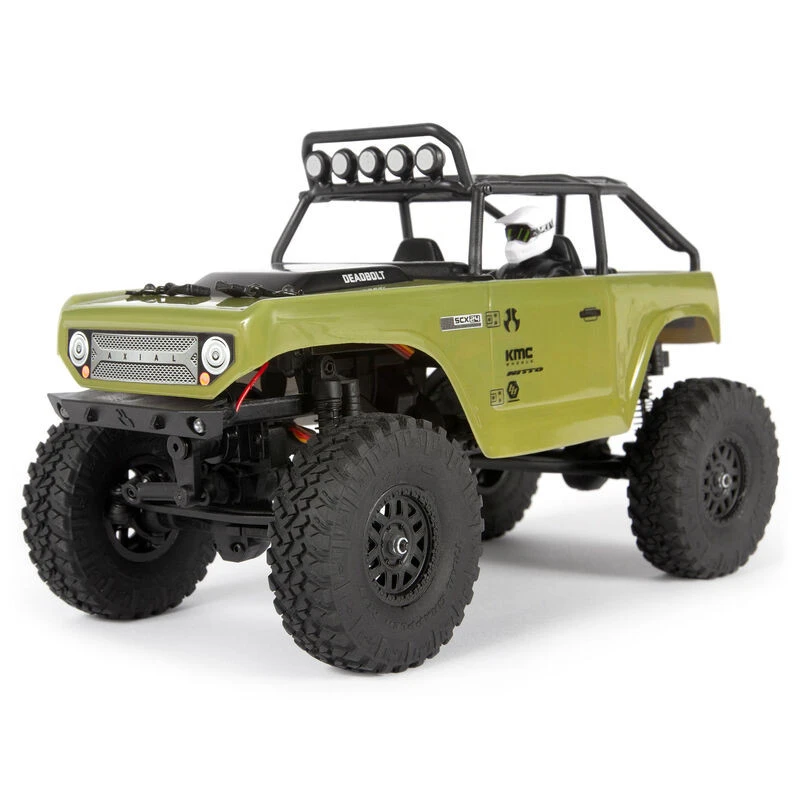 Axial 1/24 SCX24 Deadbolt 4WD Rock Crawler Brushed RTR *GREEN (ALT AXI90081T2) 1 Axial 1/24 SCX24 Deadbolt 4WD Rock Crawler Brushed RTR *GREEN (ALT AXI90081T2)