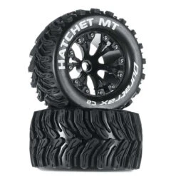 Duratrax DTXC3524 Hatchet MT 2.8" 2WD Mounted Front Tires, Black (2)