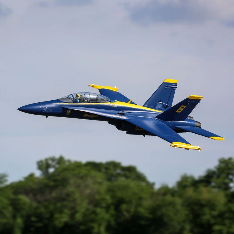 E-Flite EFL13970 F-18 Blue Angels 80mm EDF ARF Plus (DISCONTINUED) 12 E-Flite EFL13970 F-18 Blue Angels 80mm EDF ARF Plus (DISCONTINUED) - Image 12