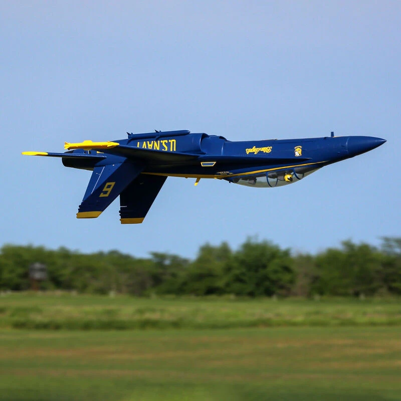E-Flite EFL13970 F-18 Blue Angels 80mm EDF ARF Plus (DISCONTINUED) 3 E-Flite EFL13970 F-18 Blue Angels 80mm EDF ARF Plus (DISCONTINUED) - Image 3