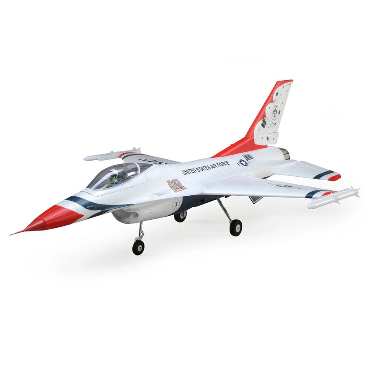 EFL78500 F-16 Thunderbirds 70mm EDF Jet BNF Basic With AS3X And SAFE Select 1 EFL78500 F-16 Thunderbirds 70mm EDF Jet BNF Basic With AS3X And SAFE Select