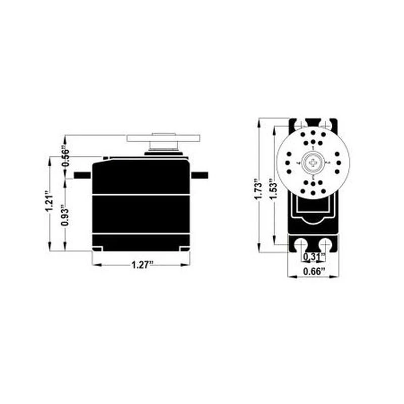 Hitec HRC35245S HS 5245MG Mini Digital Metal Gear Servo 1 Hitec HRC35245S HS 5245MG Mini Digital Metal Gear Servo