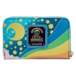 LOUNGEFLY Jimi Hendrix Psychedelic Landscape Glow-in-the-Dark Zip-Around Wallet Jhwa0001 -Arrma Store JHWA0001 4 75925.1680042468