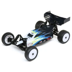 LOSI 1/16 Mini-B Brushed RTR 2WD Buggy, *Black/White LOS01016T2 -Arrma Store LOS01016T2 A00 F05FWOLI 85508.1608244192