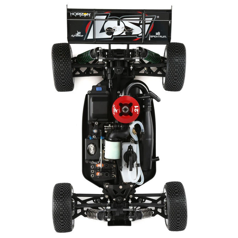 LOSI 1/8 8IGHT 4WD Buggy Nitro RTR, V2 Los04010v2Red/Yellow (ALT LOS04010) 9 LOSI 1/8 8IGHT 4WD Buggy Nitro RTR, V2 Los04010v2Red/Yellow (ALT LOS04010) - Image 9