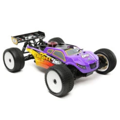 LOSI 1/8 8IGHT-T 4WD Truggy Nitro RTR, Purple/Yellow (ALT LOS04011v2)