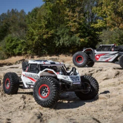 LOSI 1/6 Super Rock Rey V2 4WD Brushless Rock Racer RTR, Gray LOS05016V2T2