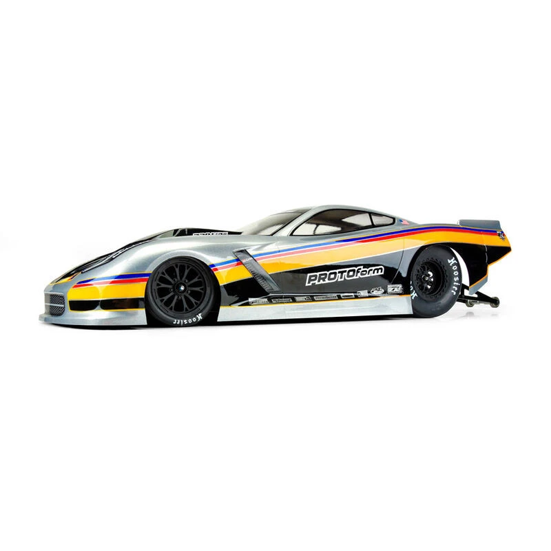 PROTOFORM Clear Body, Chevrolet Corvette C7 Pro-Mod: 1/10 Slash 2WD PRM157140 2 PROTOFORM Clear Body, Chevrolet Corvette C7 Pro-Mod: 1/10 Slash 2WD PRM157140 - Image 2
