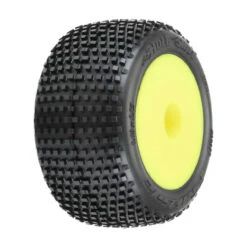 PRO1017712 1/18 Hole Shot F/R Mini Pre-Mounted Tires 8mm (2) Yellow