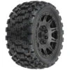 1/6 Badlands MX57 Front/Rear 5.7" Tires Mounted 24mm Black Raid (2) PRO1019810