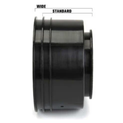 1/10 Showtime+ F/R 2.2/3.0 Wide Drag Black Wheels PRO279403