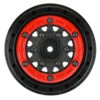 1/10 Raid Bead-Loc Fr/Rr 2.2"/3.0" 12 & 14mm SC Wheels (2) Red/Black PRO281104