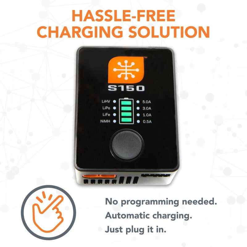 Spektrum S150 AC/DC Smart Charger, 1x50W SPMXC1070 6 Spektrum S150 AC/DC Smart Charger, 1x50W SPMXC1070 - Image 6