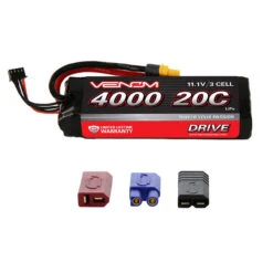 Venom VNR1580 11.1V 4000mAh 3S 20C DRIVE LiPo Battery: UNI 2.0 Plug