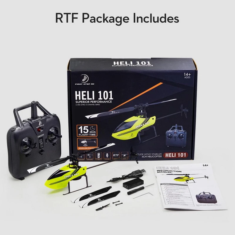 First Step RC Heli 101 Ready To Fly Helicopter Kit Great For Beginners OMP-Heli101-P Purple 2 First Step RC Heli 101 Ready To Fly Helicopter Kit Great For Beginners OMP-Heli101-P Purple - Image 2