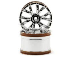 Discontinued Losi 320S Force Wheel (2) (Ten-T) (Chrome) LOSB7013