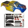88020BY 1/10 Truck Body Blue And Yellow