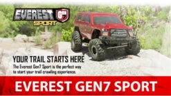 1/10 Everest Gen7 Sport *ORANGE (ALT RER09586)