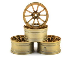 MST GTR Wheel Set (Gold) (4) (+9 Offset) W/12mm Hex