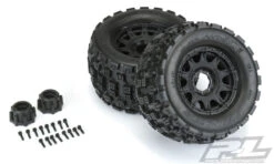 PRO-LINE Badlands MX38 3.8" Mounted Raid MT Tires, 8x32 17mm (F/R) PRO1012710 -Arrma Store pro1012710 05186.1606170980
