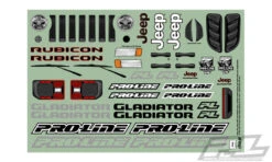 PRO-LINE Clear Body, Jeep Gladiator Rubicon: 1/8 MT & SCT PRO354200