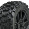 PRO-LINE Badlands MX M2 1/8 MTD Mach 10 Black Wheels F/R PRO906721