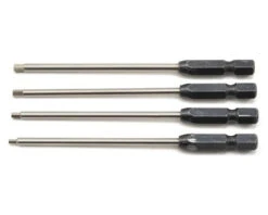 ProTek RC "TruTorque" Metric 1/4" Power Drill Tip Set (4) (1.5, 2.0, 2.5, 3.0mm) PTK-8243