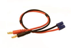 RCE1622 Charge Adapter: EC3 Device To Male 4mm Bullets-300mm Wire
