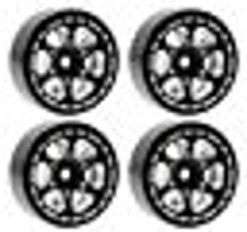 Phscx24111-gold Powerhobby Axial SCX24 Jeep Bronco Aluminum Beadlock Crawler Wheels 1/24 Gold