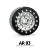 GMA70382 1.9" AR03 5 Lug Aluminum Beadlock Wheels (2)
